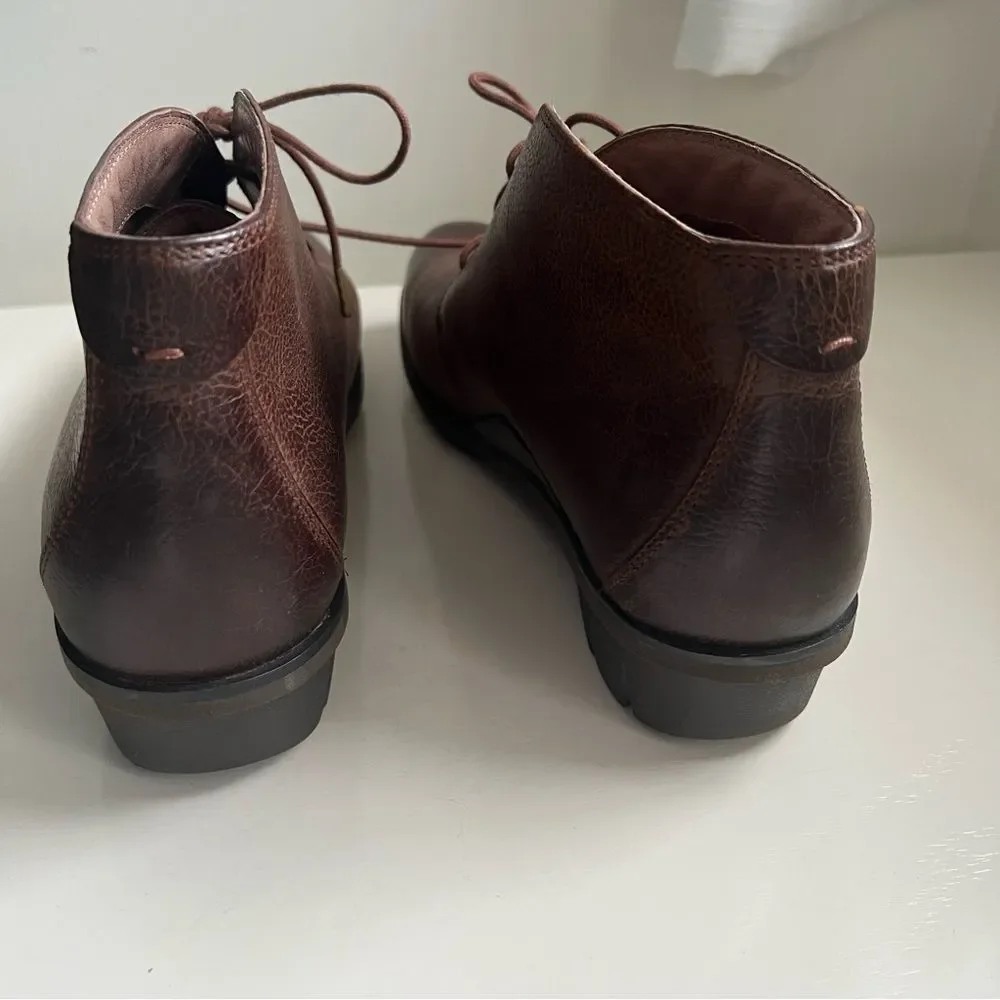 Dansko Joy Boot Ankle Bootie Brown Leather Size 11.5 Comfort